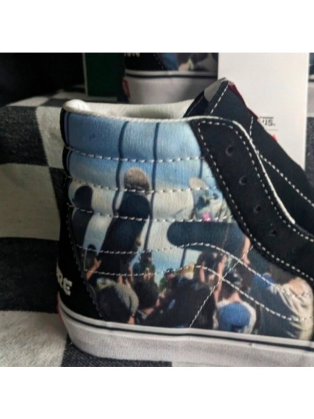 VANS SK8-HI Black MOCA FRANCES STARK Women 8.5 VNOA5KRHA55 072026 - Picture 6 of 10